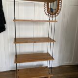 Wood and iron shelf