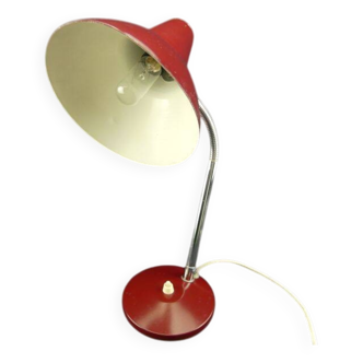 Lampe de bureau vintage rouge foncé