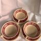 Tasses à soupe Villeroy et Boch Rusticana avec soucoupes.