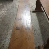 2 solid oak farm benches