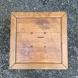 Vintage solid pine stool