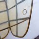 Vintage mother-of-pearl and brass wall lamp 210897