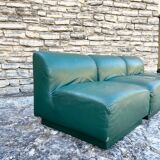Chauffeuses en cuir vert