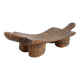 Senufo African bench in carved wood