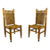 Wood and rope chair