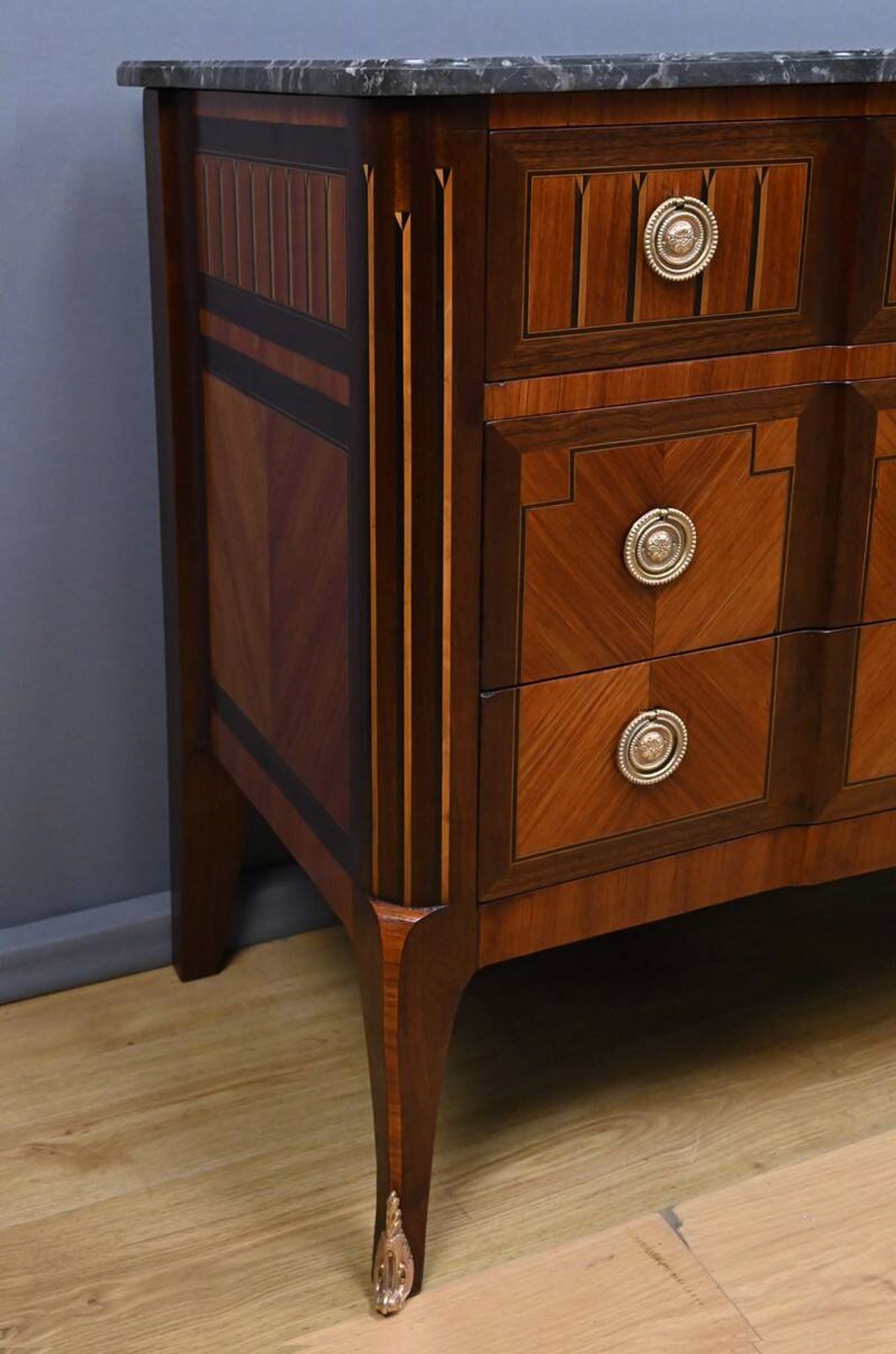 Mahogany and Rosewood Commode, Louis XVI style – 1st part of the 20th century
