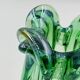 Sculptural blown glass vase from Bohemia attributed to Jan Beránek.