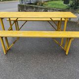 Terrace table & benches