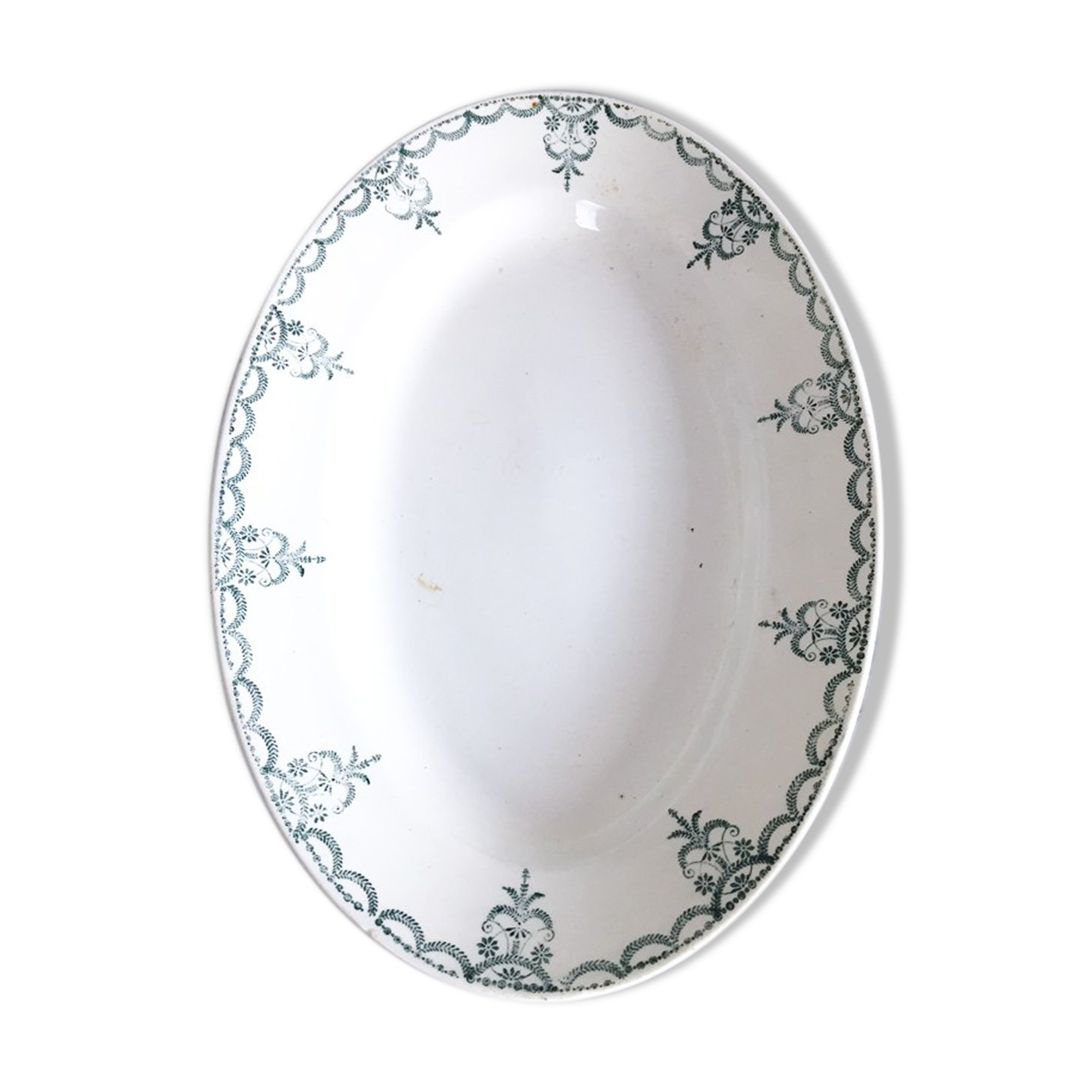 Oval dish "Moulin des Wolves", 1960