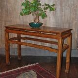 Old Chinese console varnished with stamp