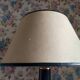 Desk lamp leather-wrapped foot Le Tanneur