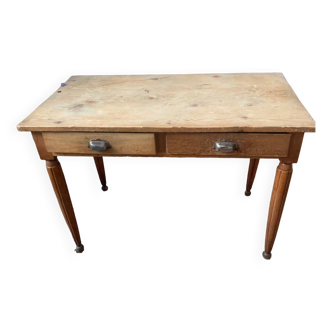 Peasant table 2 drawers
