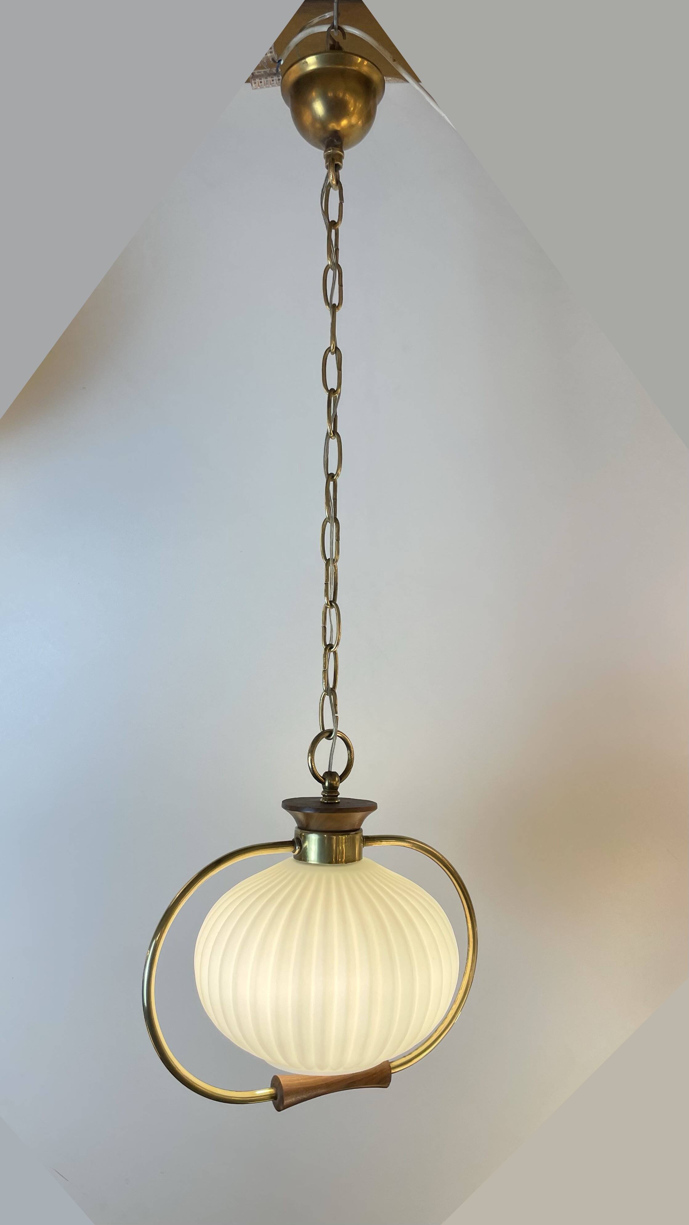 Belgian Suspension Pendant Lamp by Massive, 1960s