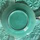 10 barbotine dessert plates and vine leaf dish