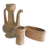 Wabi-Sabi Ceramics Set by Marius Van Woerden, Vest Keramiek, 1960s