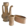 Wabi-Sabi Ceramics Set by Marius Van Woerden, Vest Keramiek, 1960s