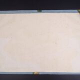 Still life with Pisces, lemon and knife by Louis Chavannes - Watercolor dated 1945