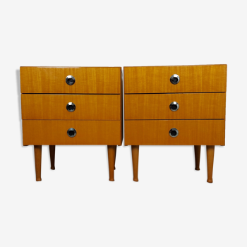 Bedside table/Nightstand, pair