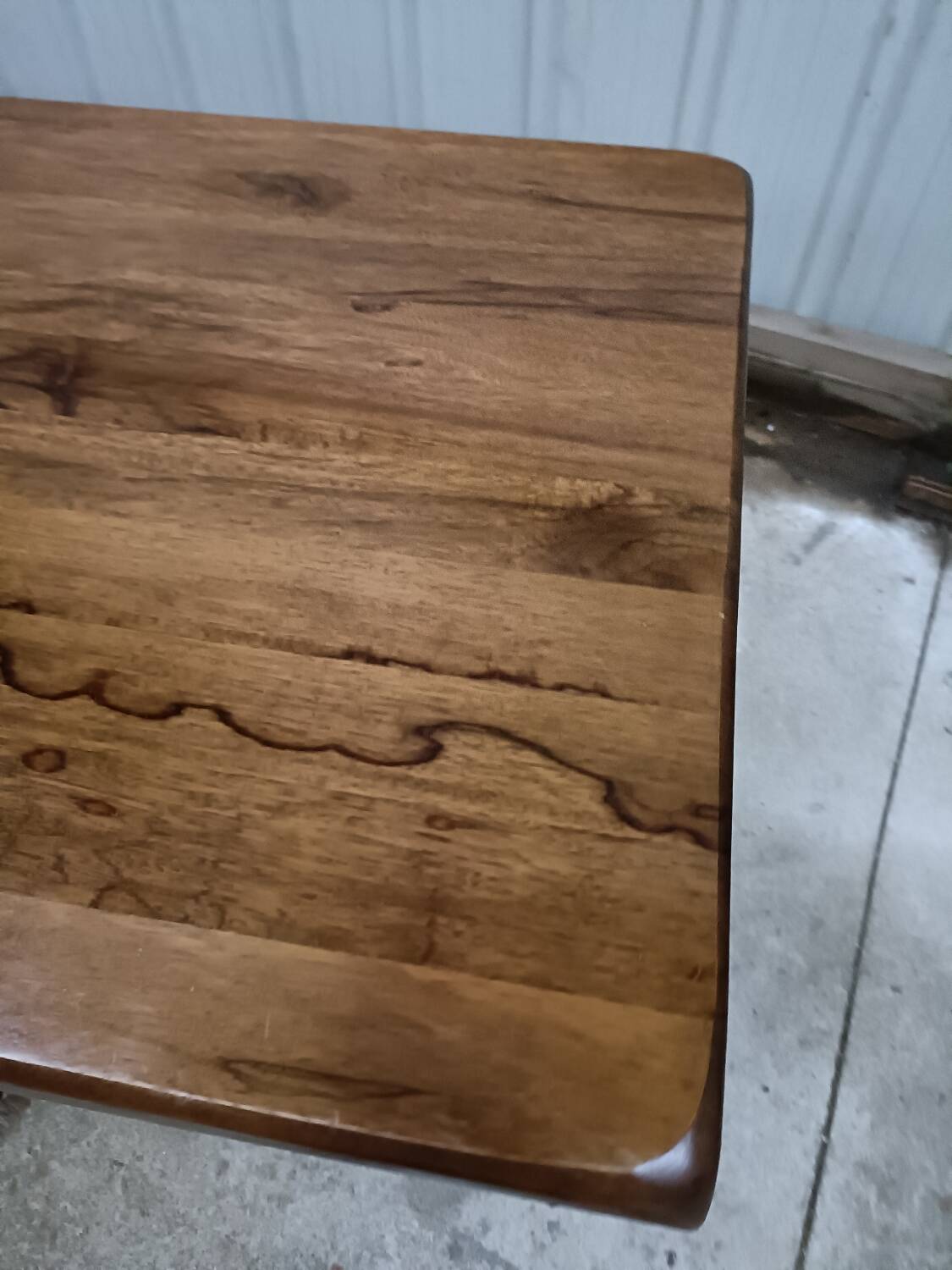 Solid wood monastery table