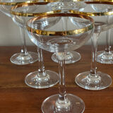 9 crystal champagne glasses