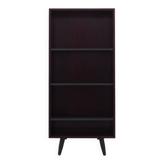 Mahogany bookcase, Danish design, 1970s, manufacturer: Omann Jun