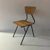 Children's desk from the 50s Jacques Hitier style