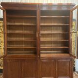 Louis Philippe two-body bookcase