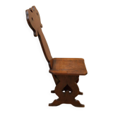 Rare 19th century oak Lorraine chair