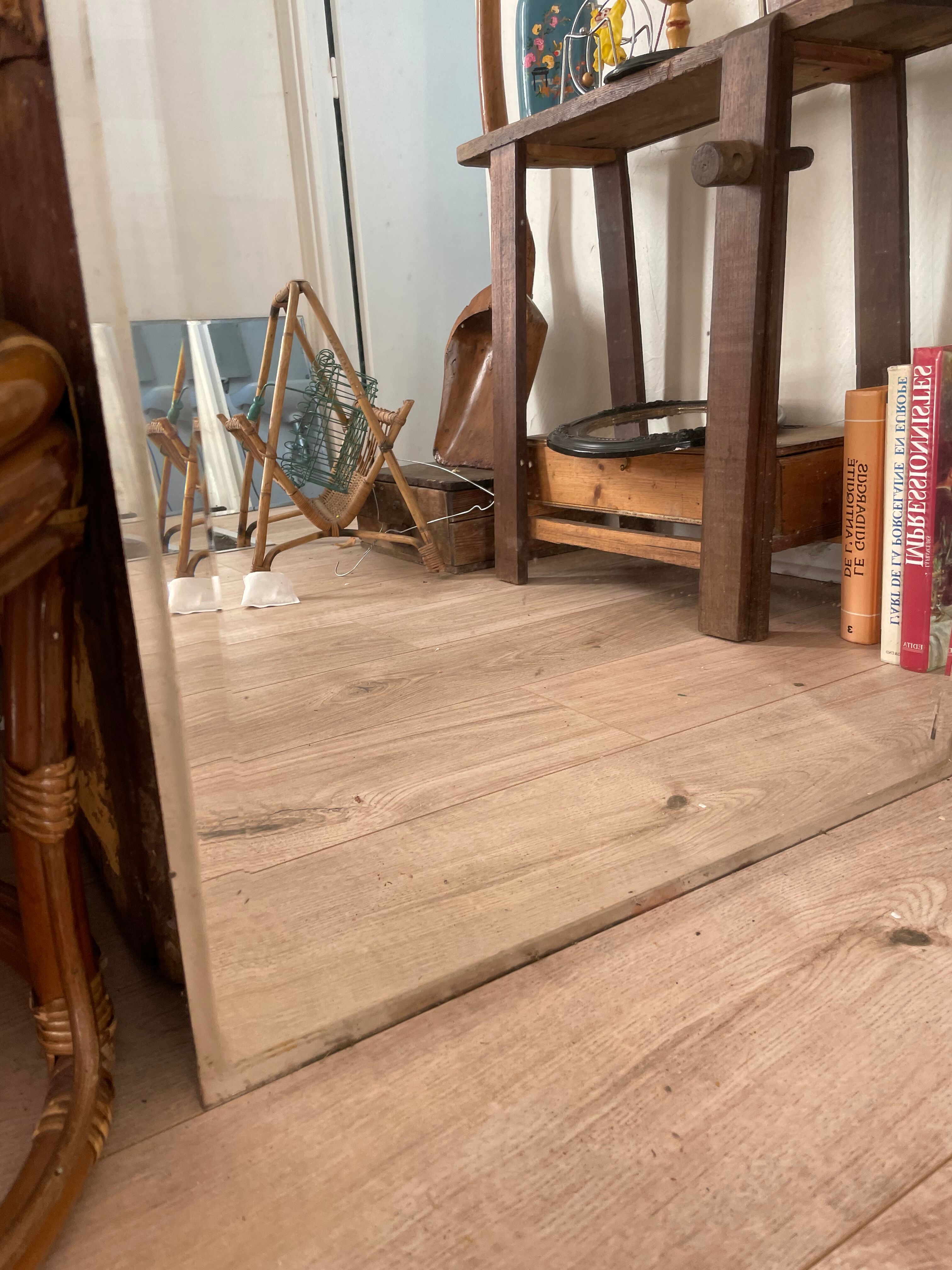 Beveled mirror 150x57cm