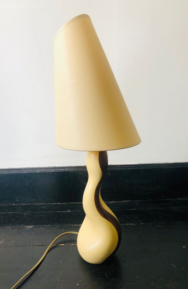 Lampe en céramique par Louis Drimmer, design