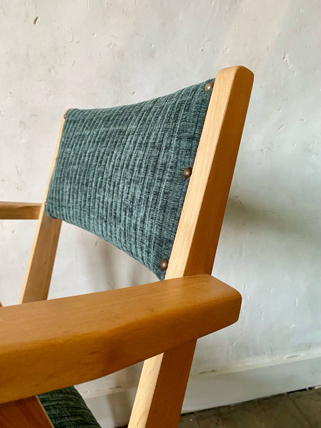 Renovated bridge armchair