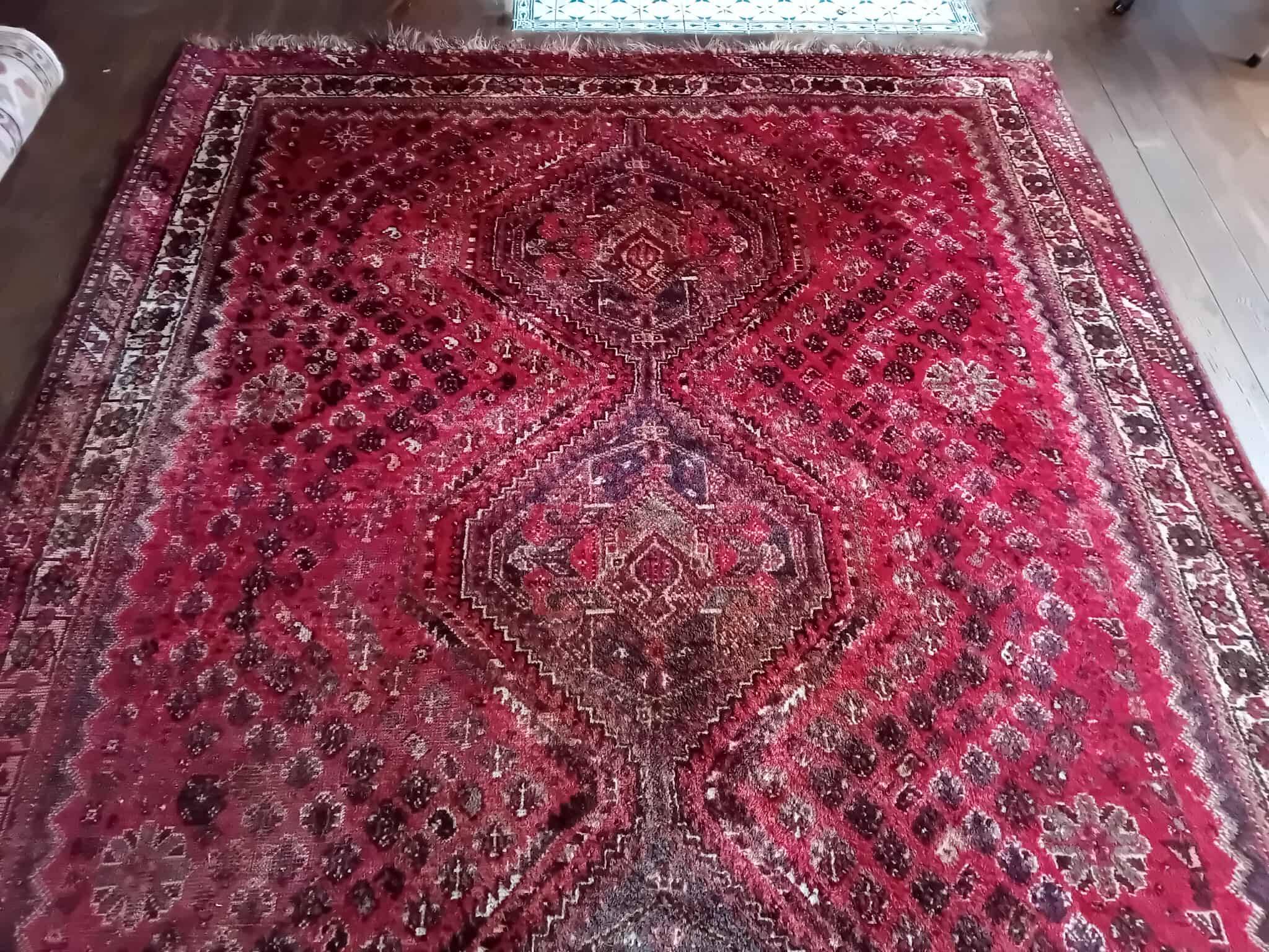 Tapis Persan Qashqaï fait main 315x222cm