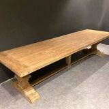 Spirito monastery table in solid oak - length 350 cm