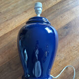 Blue ceramic lamp base