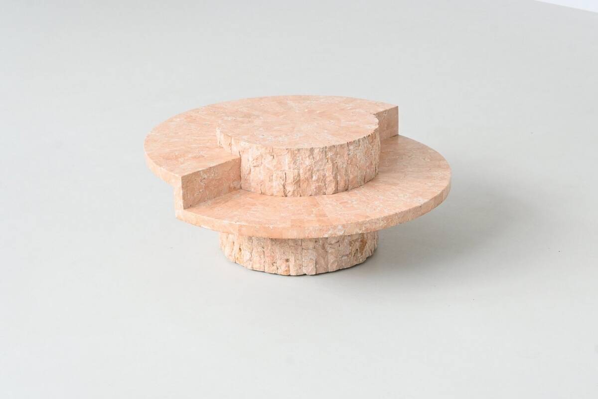 Magnussen Ponte Mactan stone coffee table Belgium 1970