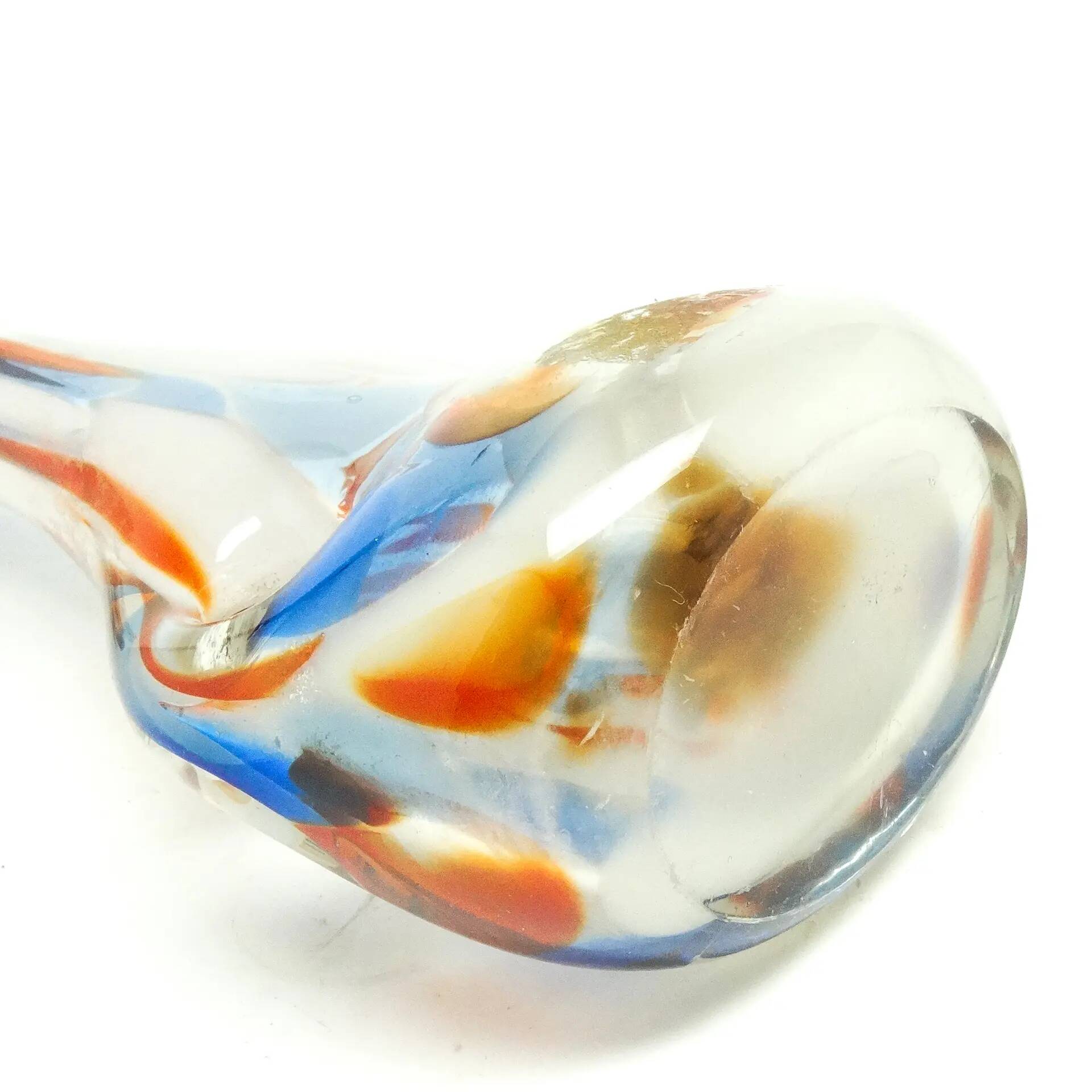 Sekacz vase, modernism, glass, Hortensja Glassworks, Poland, 1970s