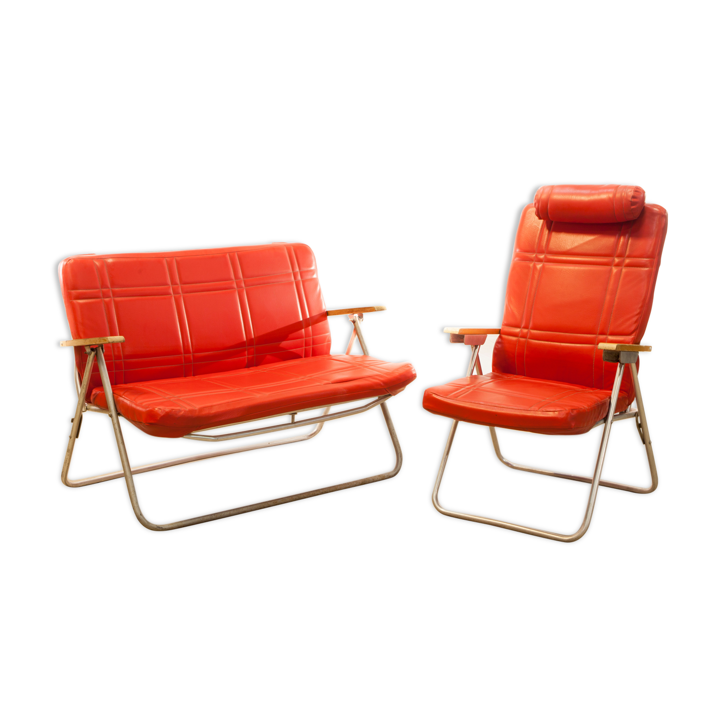 German folding outdoor lounge 1970