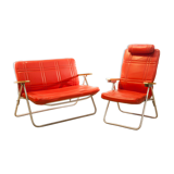 German folding outdoor lounge 1970