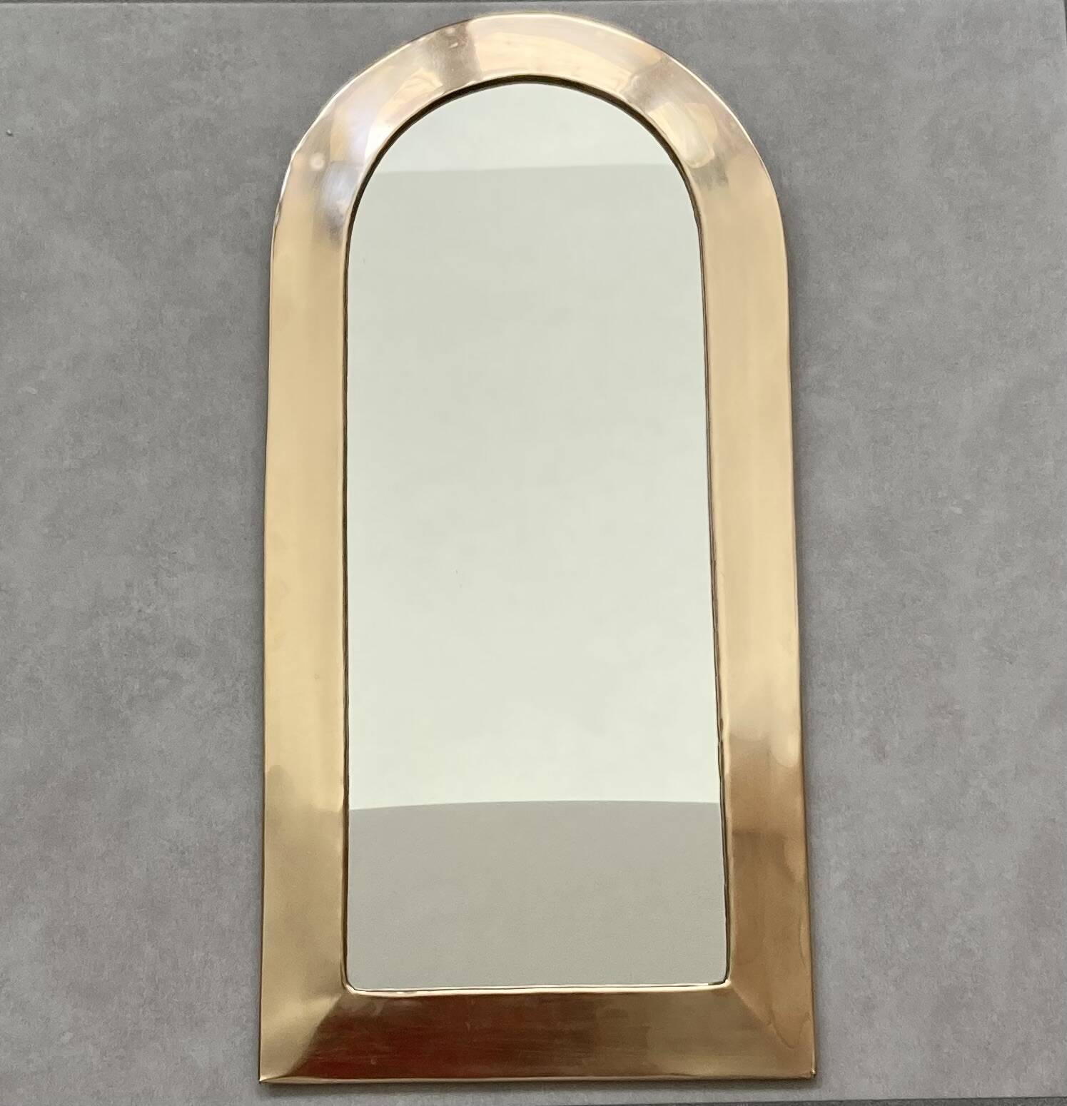 Miroir contour laiton artisanal