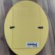 Vintage Ikea yellow plastic oval photo frame