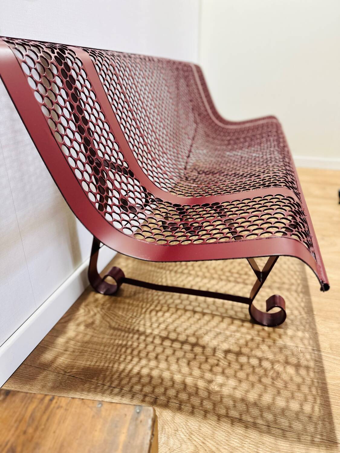 René Malaval metal bench