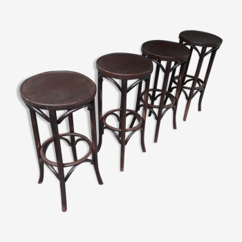 Suite de 4 tabourets de bar