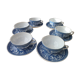 Set of 6 small tea cups or coffee made of Japanese porcelain