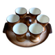 Coquetiers et salière