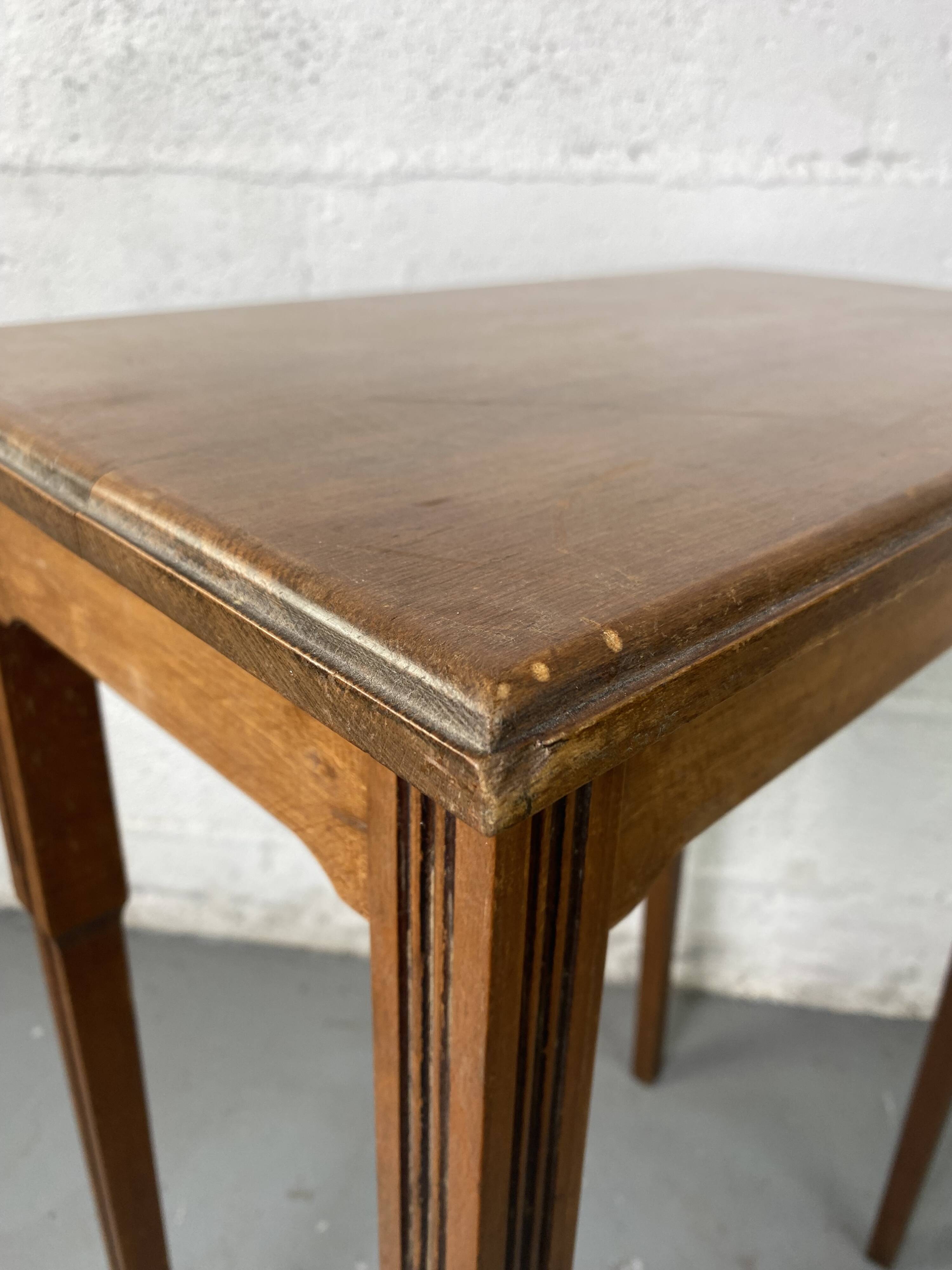 Mid-height wooden side table