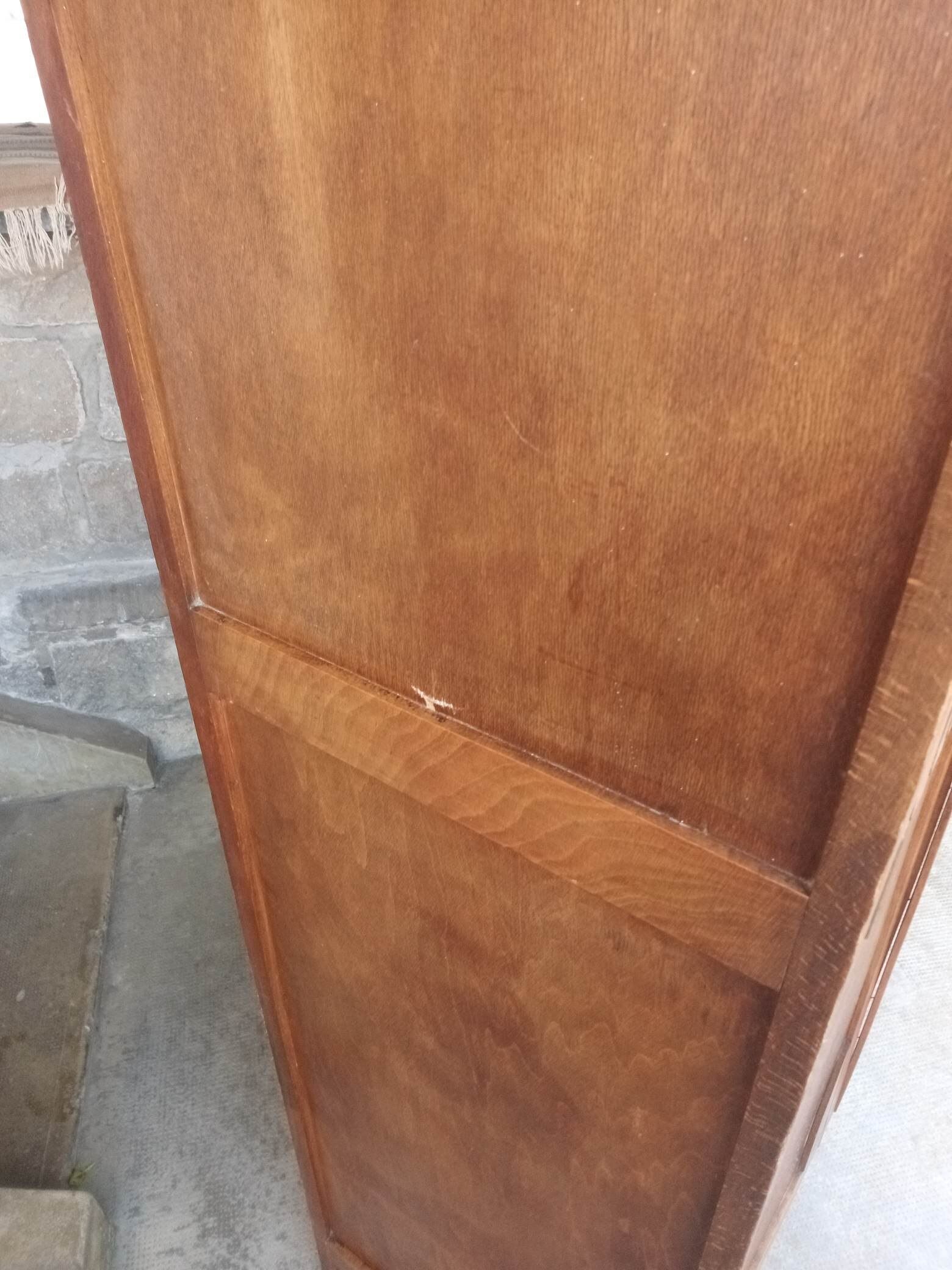 1940s wooden Parisian cabinet