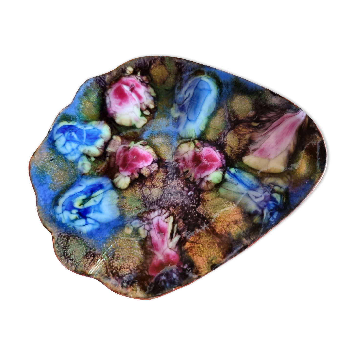 Limoges enamel pocket cup