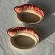 Pair of vintage lobster mini ramekins Saint Amand D15.5