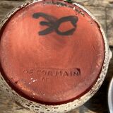 Vallauris ceramic candy-thistle pattern-60s