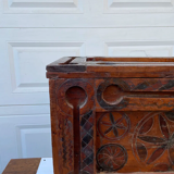 Set of Moroccan cedar wood chests